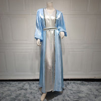 Thumbnail for belle robe bleue orientale 