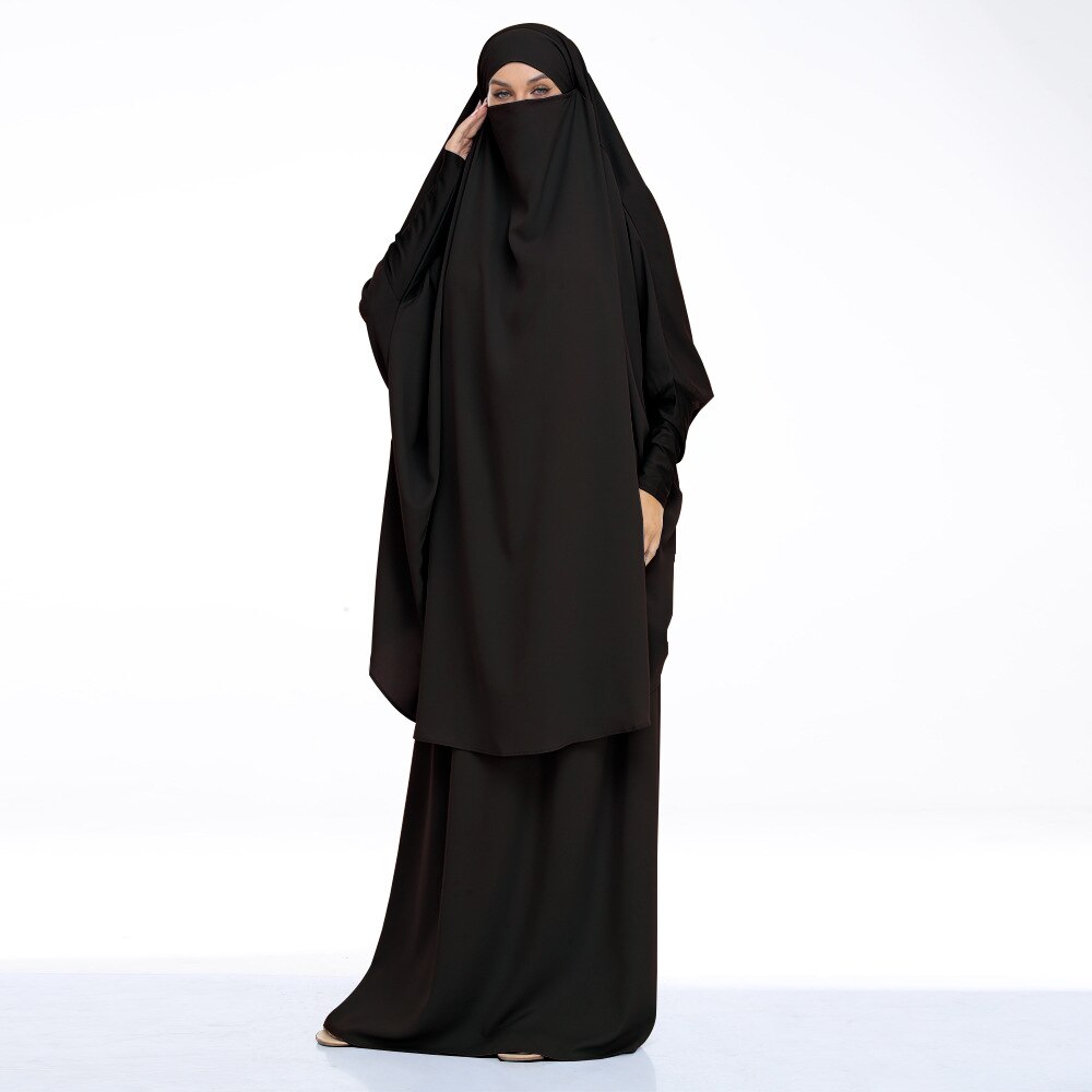 Abaya Khimar Simple Noir