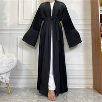 Thumbnail for Abaya Kimono Femme Chic Noir